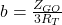 b = \frac{Z_{GO}}{3 R_T}