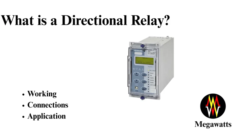 DIRECTIONAL RELAY