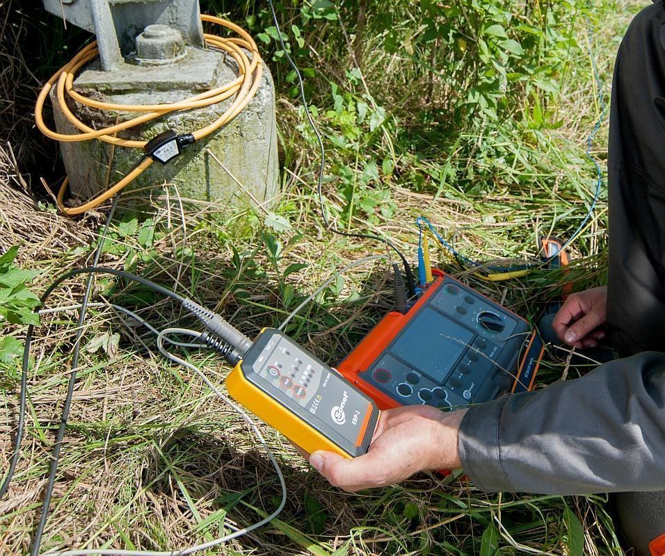 tower footing resistance meter tower grounding
