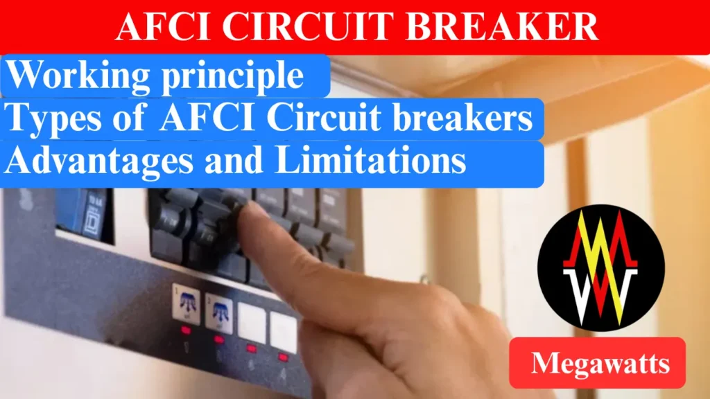 AFCI circuit breaker template