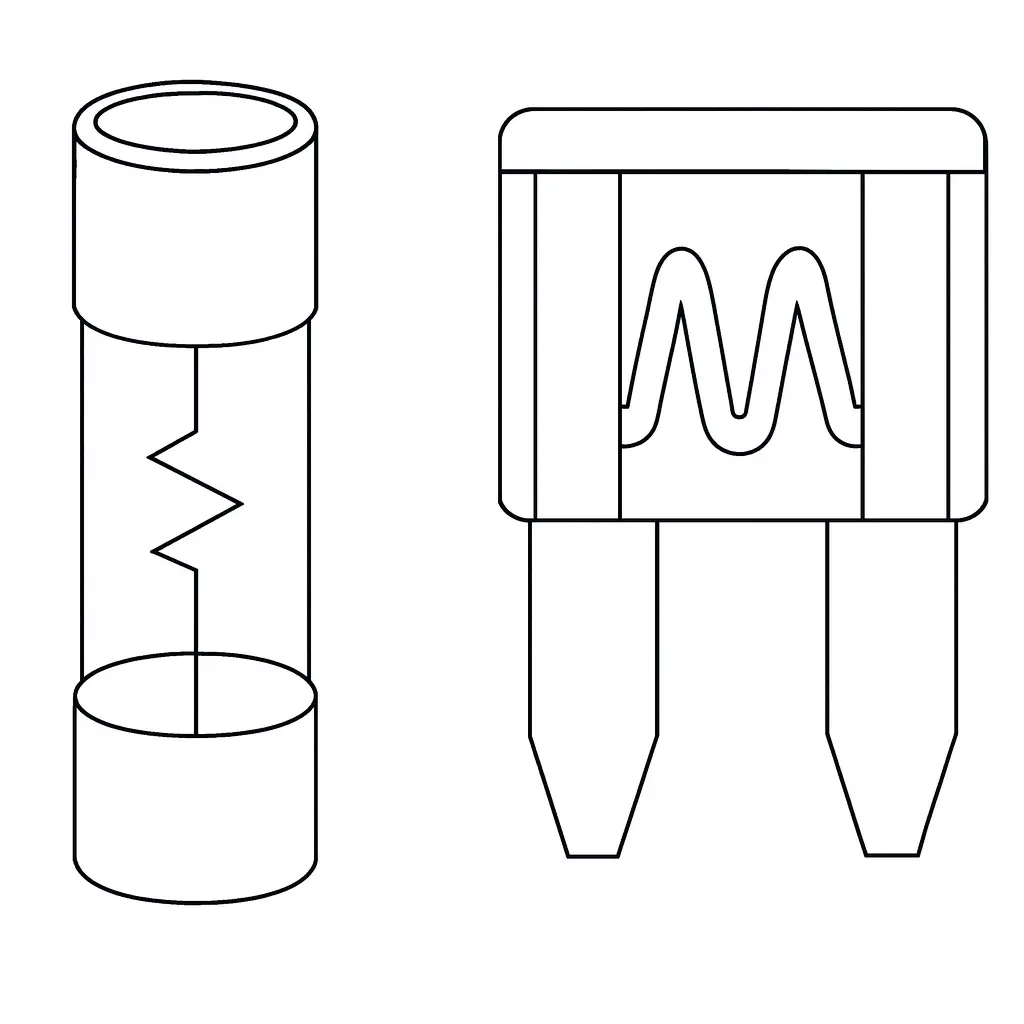 Cartridge and blade fuse