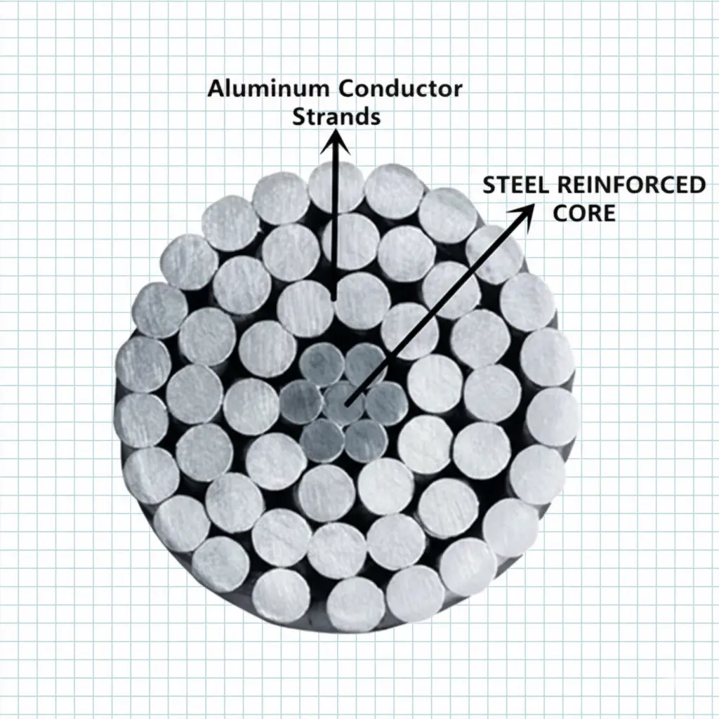 Cross section of ACSR ACSR Cross section