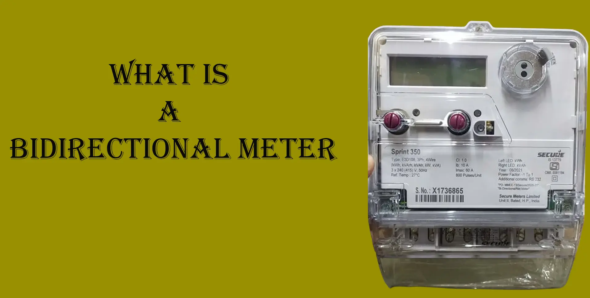 Bidirectional meter thumbnail