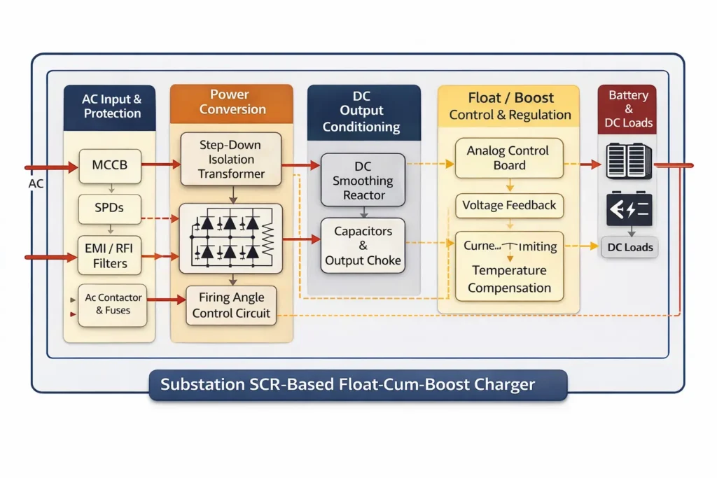 battery charger construction