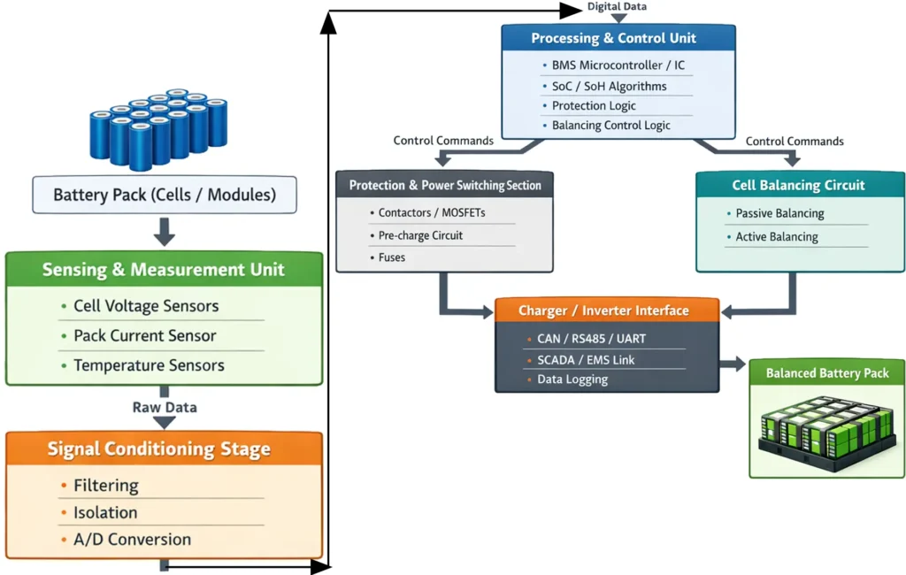 Battery management system flow chart