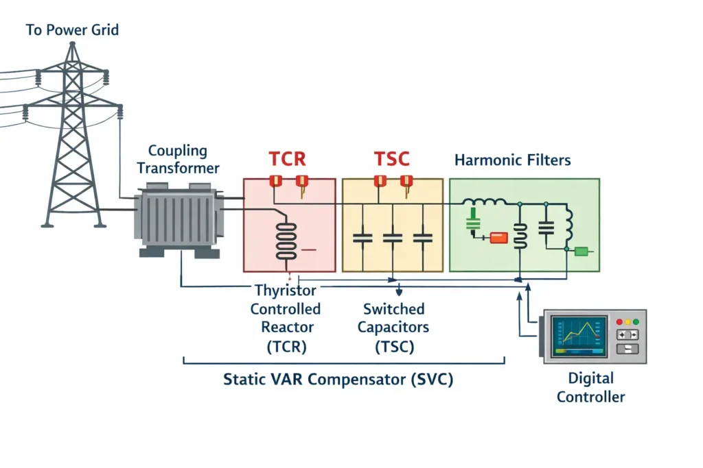 static var compensator components