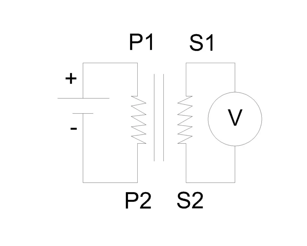 DC CT polarity test DC CT polarity test or battery kick method