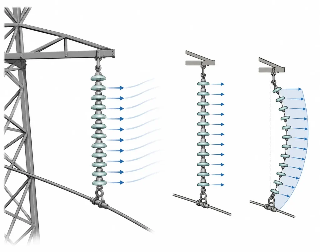 Wind load on insulator Wind load on insulators
