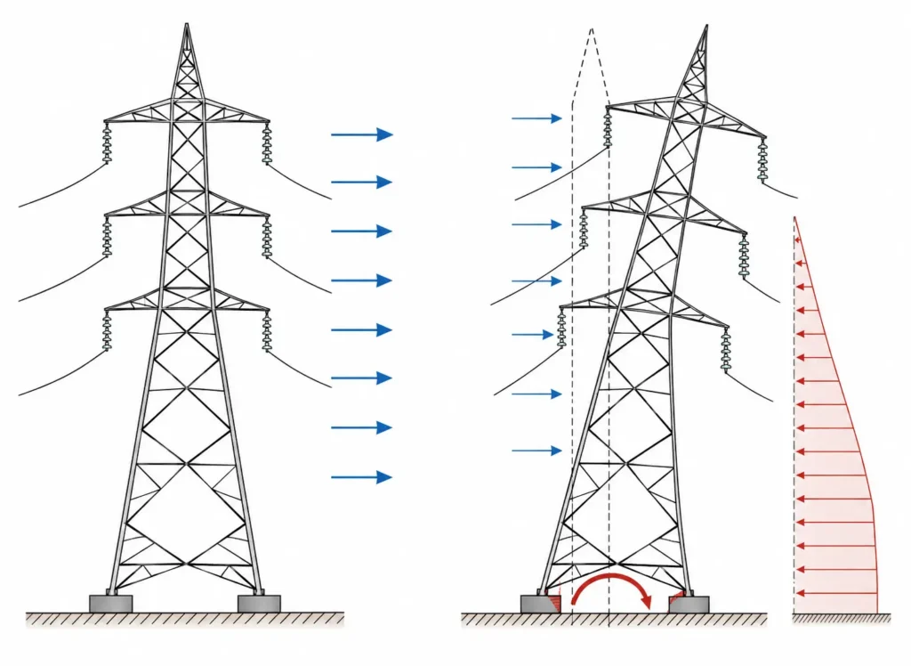 Wind load on tower Wind load on tower