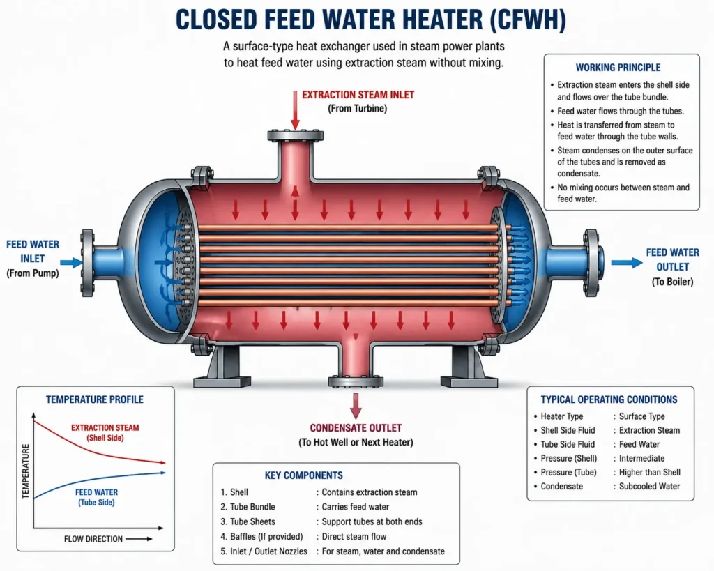 Closed Regenerative feedwater heater image
