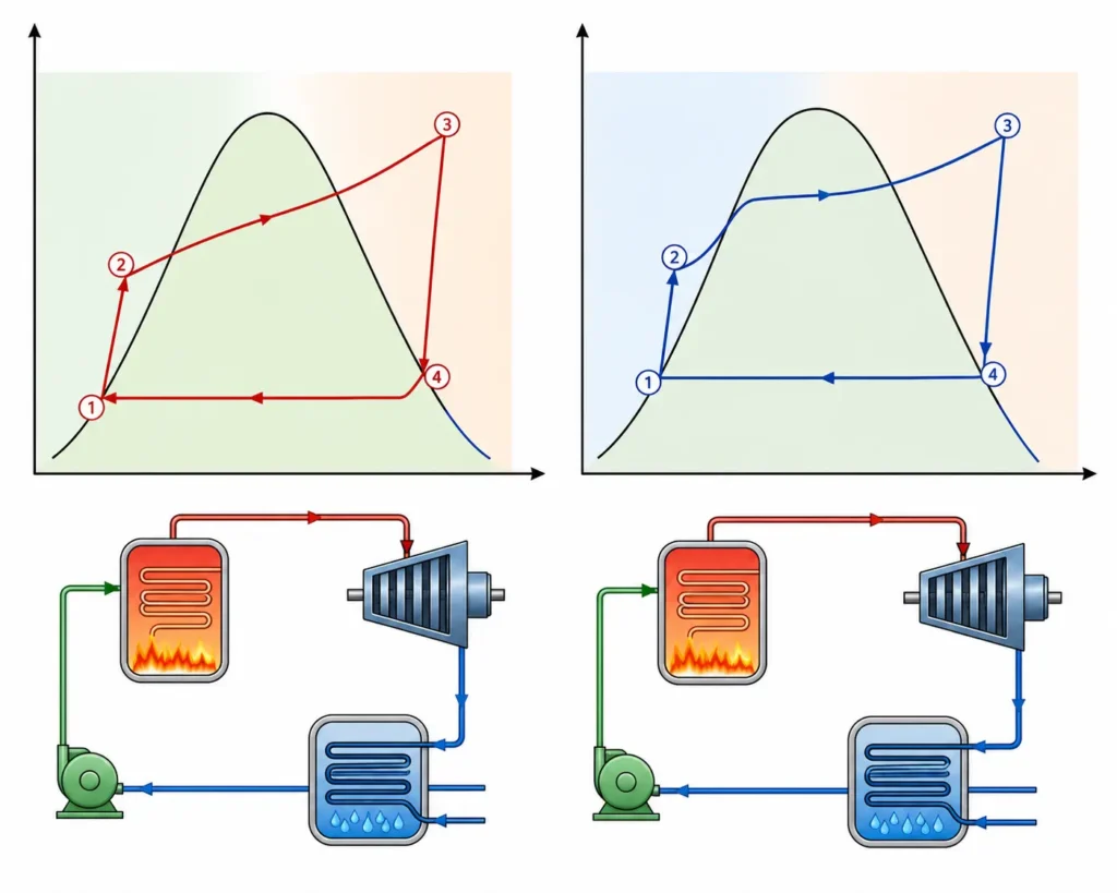 t-s diagram and h-s diagram thumbnail
