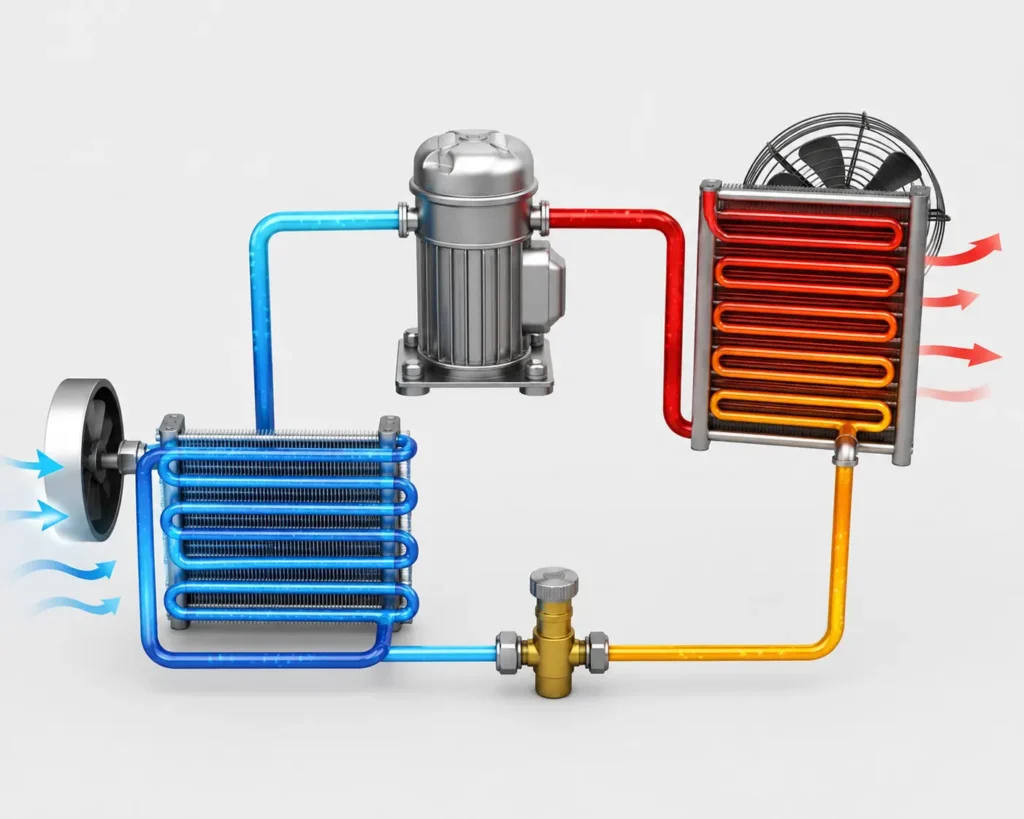 vapour compression refrigeration cycle thumbnail vapour compression refrigeration cycle thumbnail